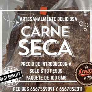 Carne Seca 100g (Pimienta, Limon y +)