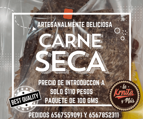 Carne Seca 100g (Pimienta, Limon y +)