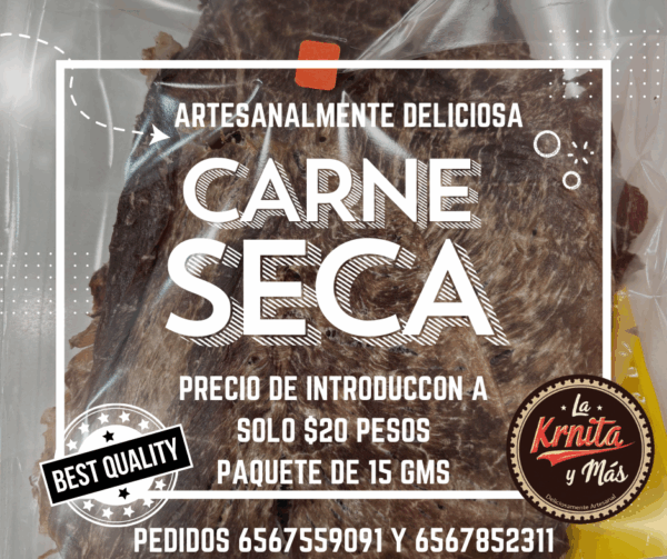 Carne Seca 15g (Pimienta, Limon y +)